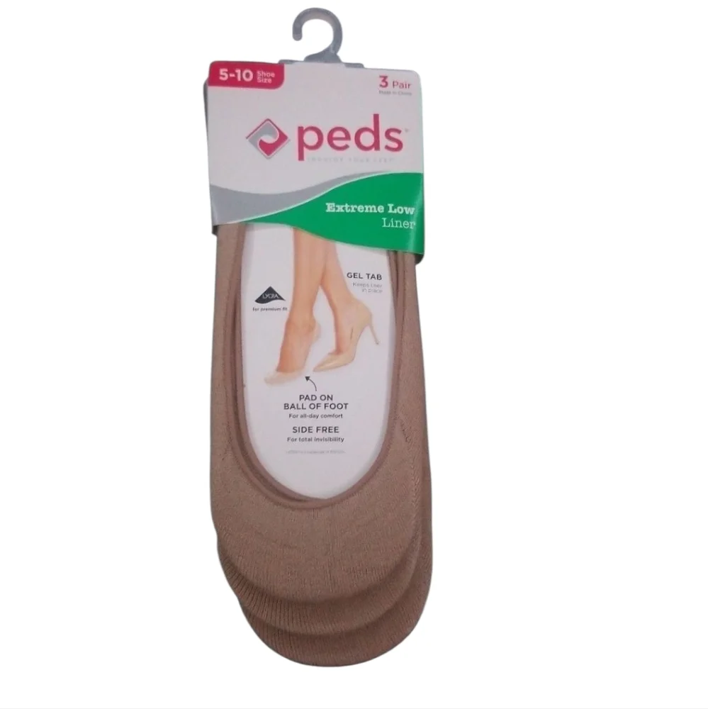 Peds extreme low socks‎ Size 5-10